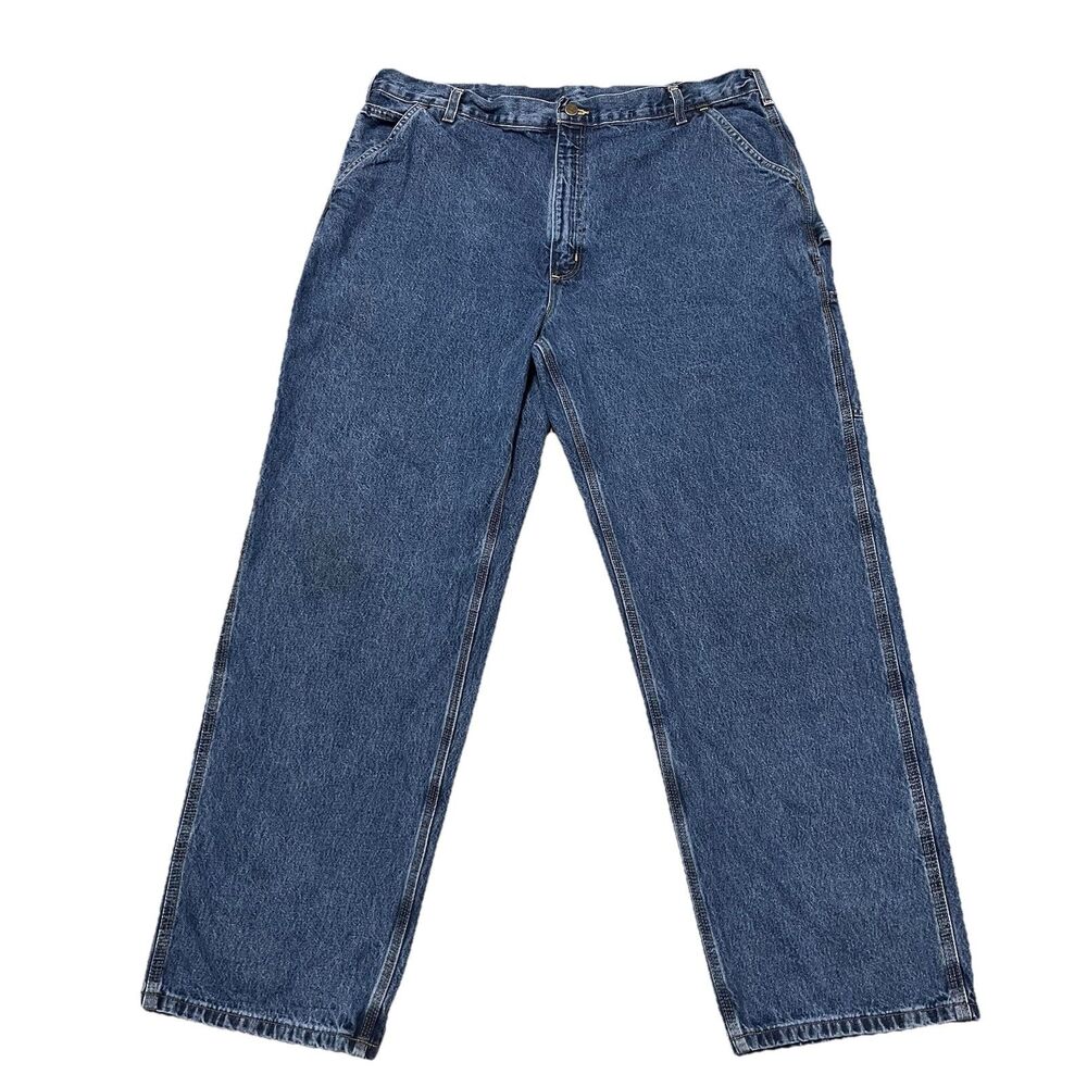 Carhartt Men’s Jeans Size 42 X 32 B13 DPS Dungaree Fit Straight Stonewash